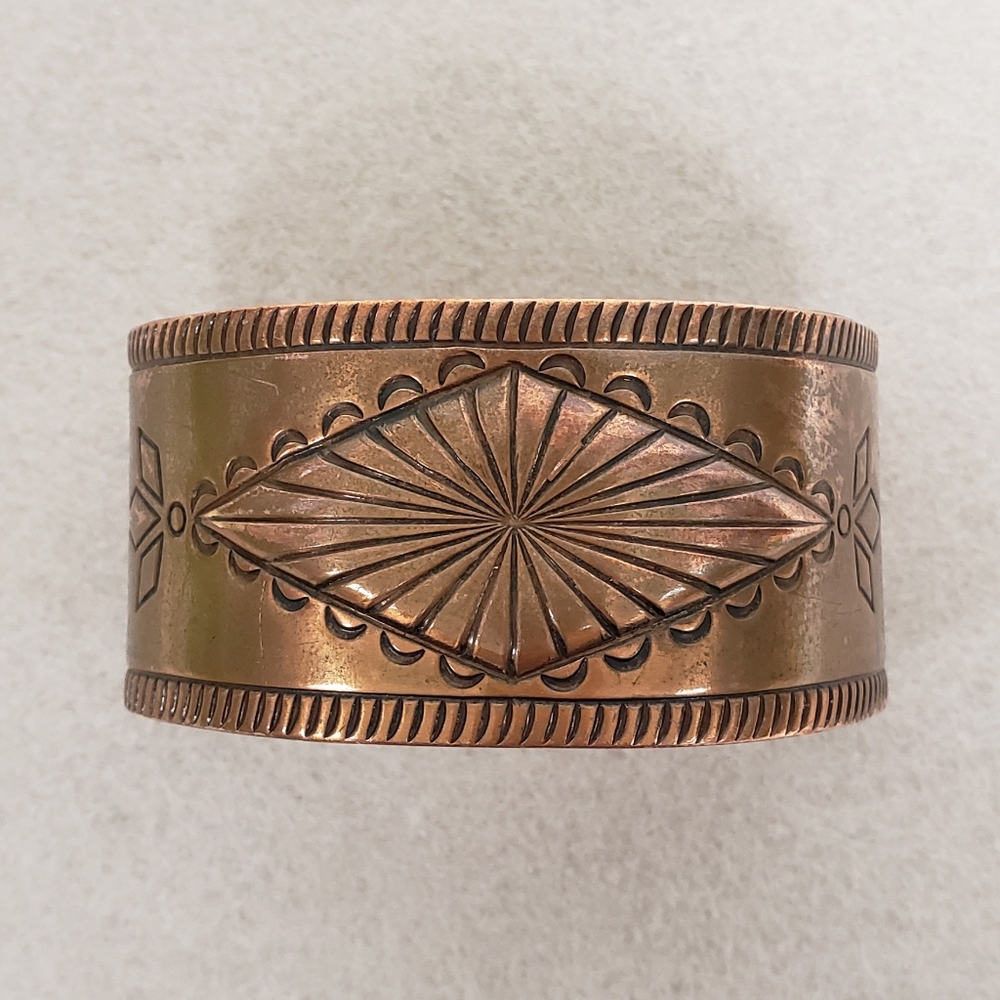 Vintage Copper Cuff Bracelet